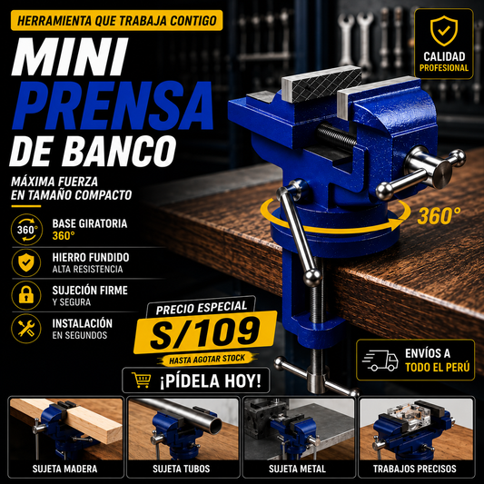 MINI PRENSA DE BANCO